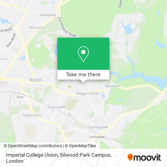 Imperial College Union, Silwood Park Campus map