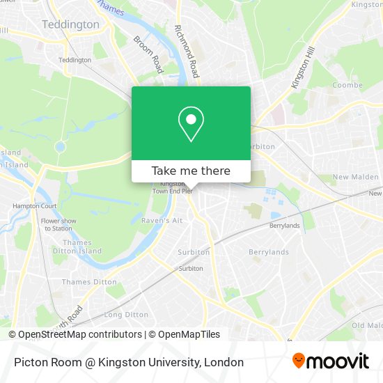 Picton Room @ Kingston University map