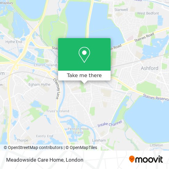 Meadowside Care Home map