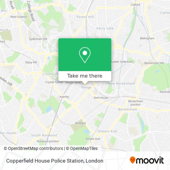 Copperfield House Police Station map