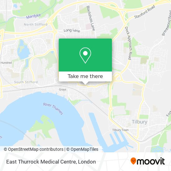 East Thurrock Medical Centre map