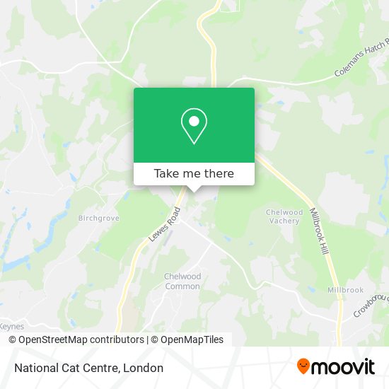 National Cat Centre map