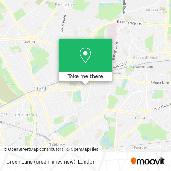 Green Lane (green lanes new) map