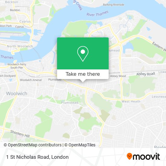 1 St Nicholas Road map