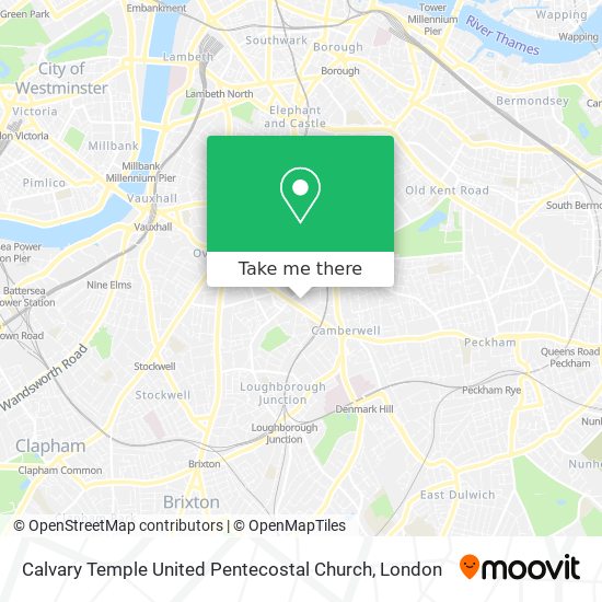 Calvary Temple United Pentecostal Church map