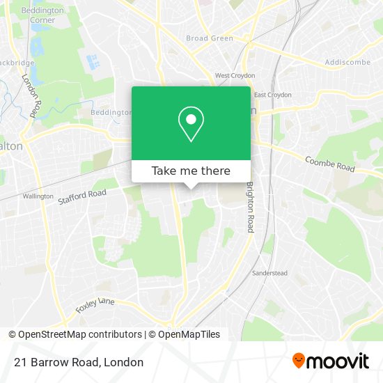 21 Barrow Road map