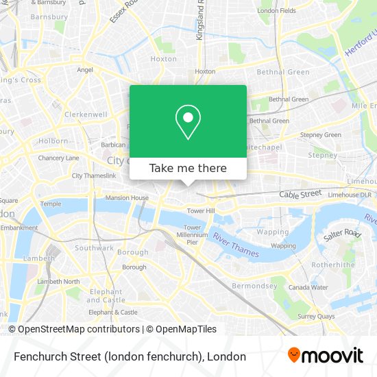 Fenchurch Street (london fenchurch) map