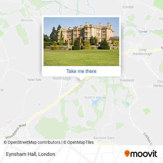 Eynsham Hall map