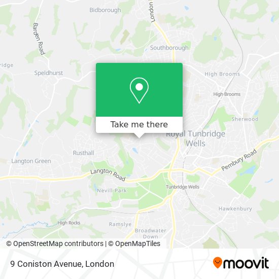 9 Coniston Avenue map