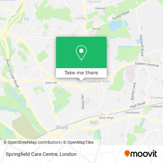 Springfield Care Centre map