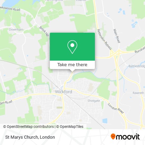 St Marys Church map