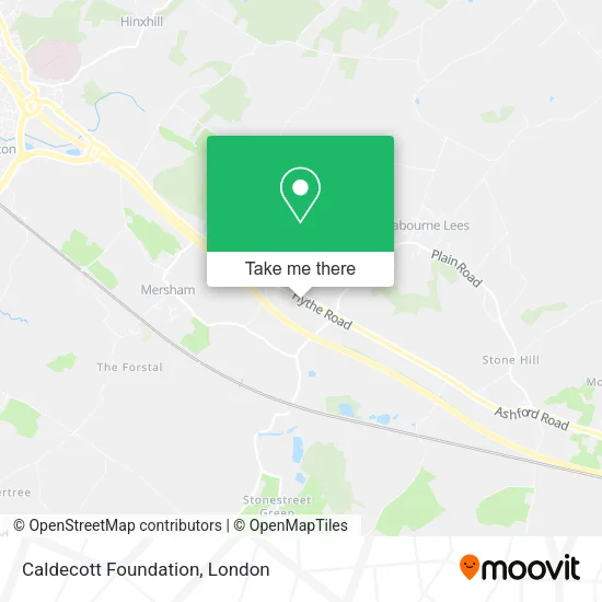 Caldecott Foundation map