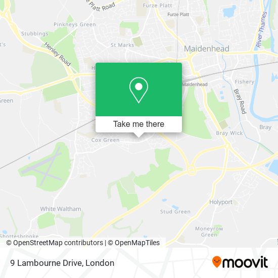 9 Lambourne Drive map