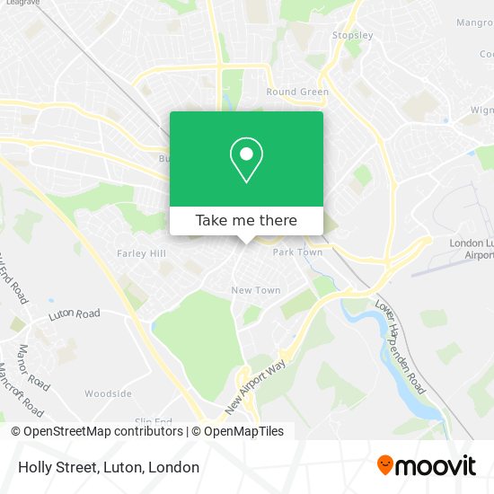 Holly Street, Luton map