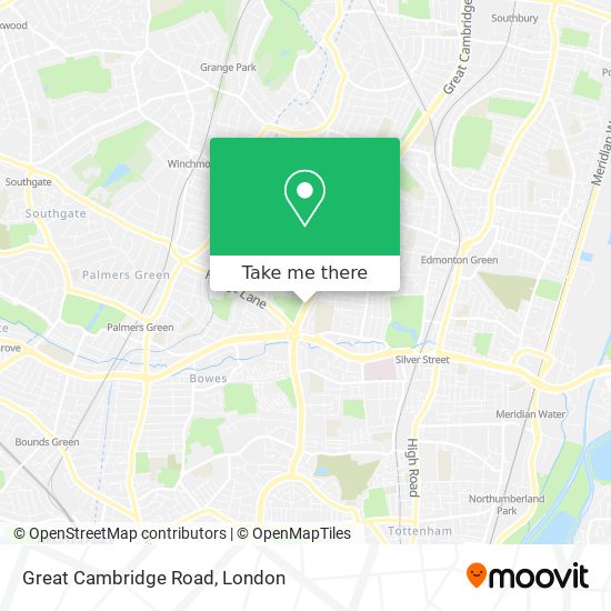 Great Cambridge Road map