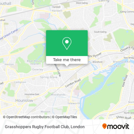 Grasshoppers Rugby Football Club map