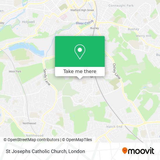 St Josephs Catholic Church map