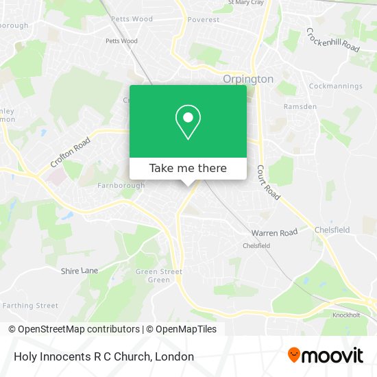 Holy Innocents R C Church map