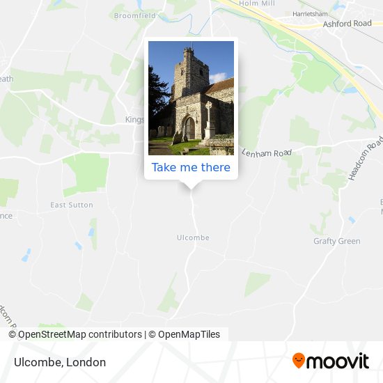 Ulcombe map