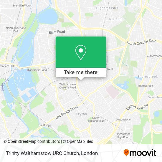 Trinity Walthamstow URC Church map