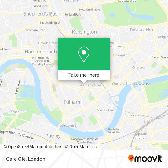 Cafe Ole map