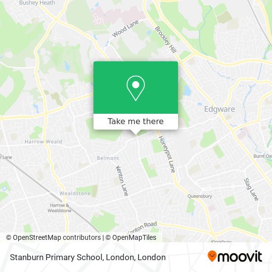 Stanburn Primary School, London map
