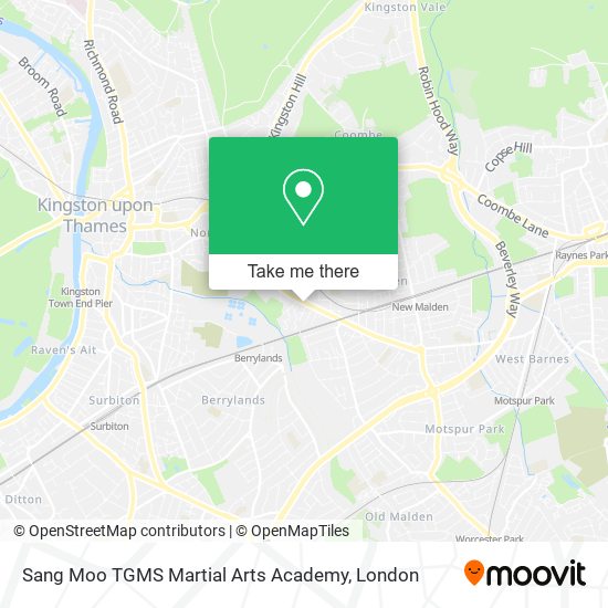 Sang Moo TGMS Martial Arts Academy map