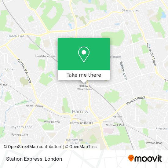 Station Express map
