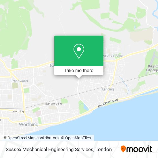 Sussex Mechanical Engineering Services map