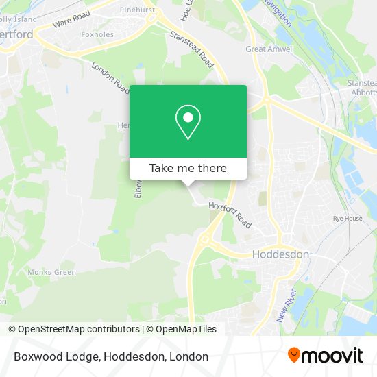 Boxwood Lodge, Hoddesdon map