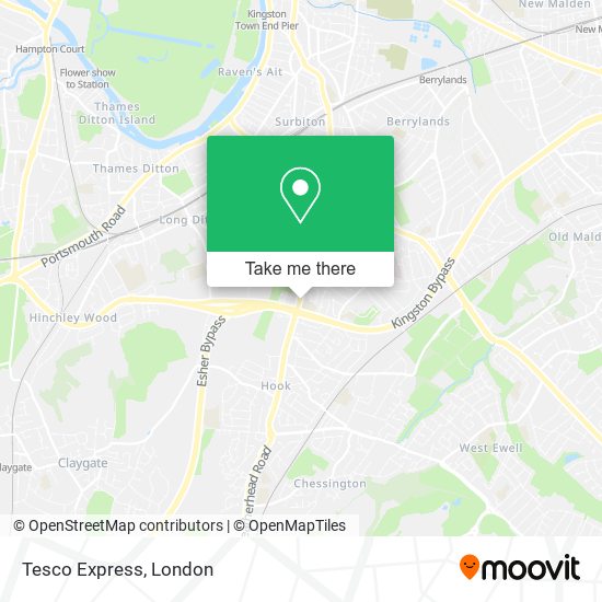 Tesco Express map