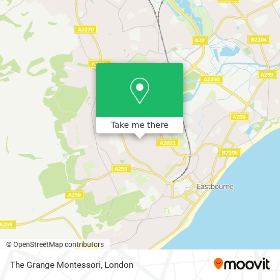 The Grange Montessori map