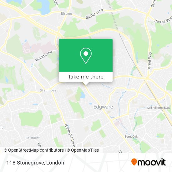 118 Stonegrove map