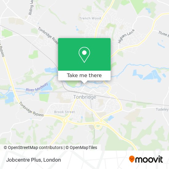 Jobcentre Plus map