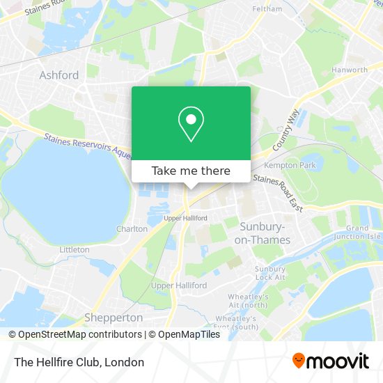 The Hellfire Club map