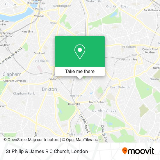 St Philip & James R C Church map