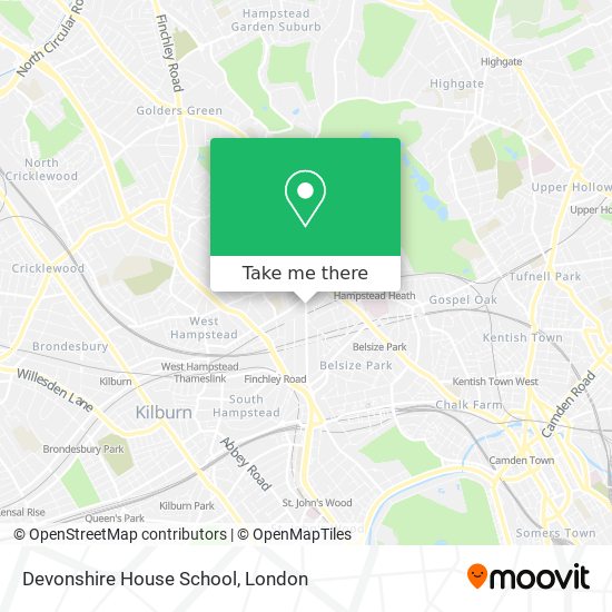 Devonshire House School map