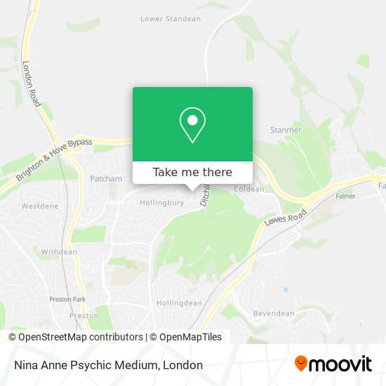 Nina Anne Psychic Medium map