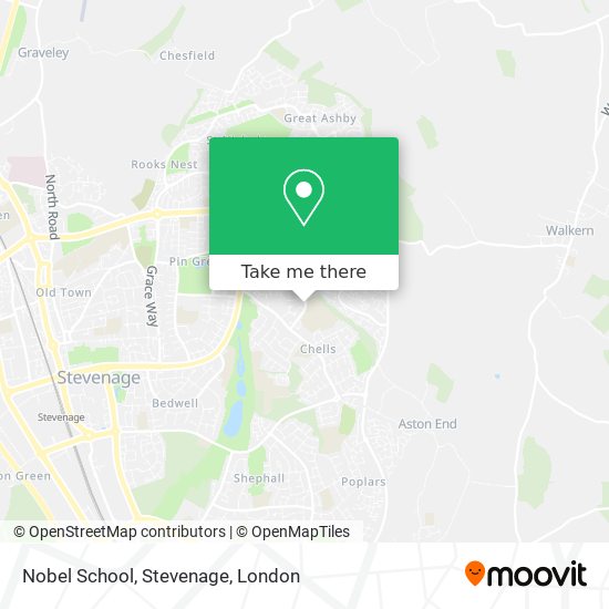 Nobel School, Stevenage map