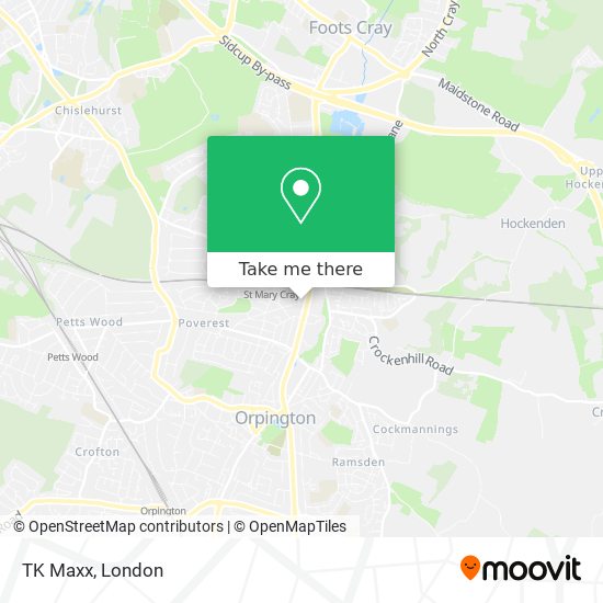 TK Maxx map