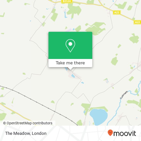 The Meadow, Church Lane Ripe Lewes BN27 3 map