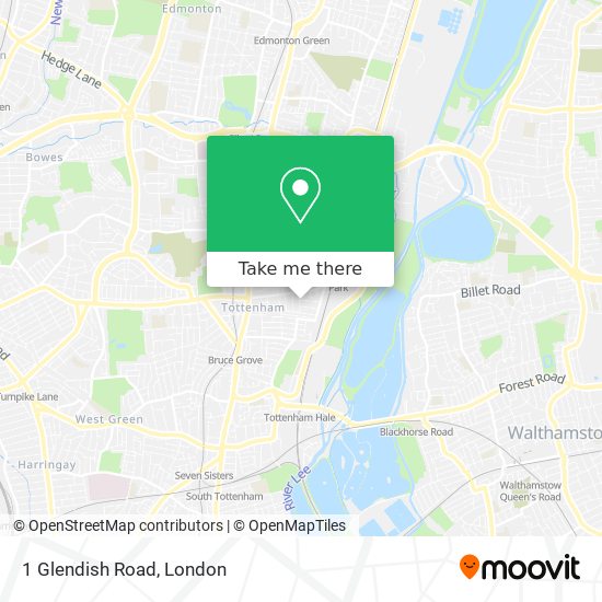 1 Glendish Road map