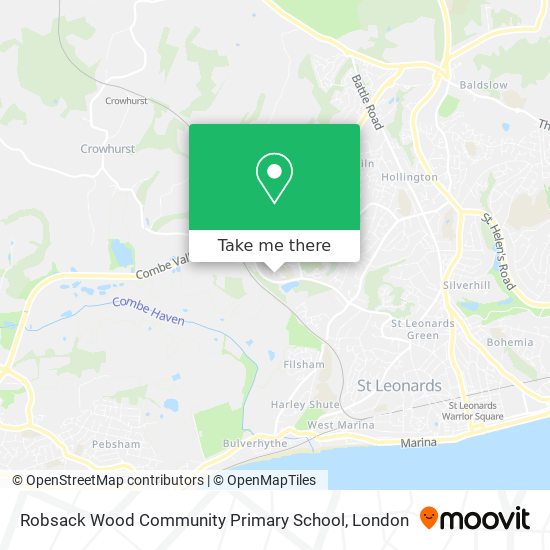 Robsack Wood Community Primary School map