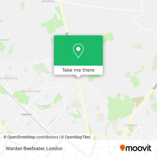 Warden Beefeater map