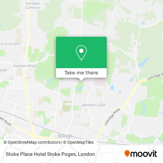 Stoke Place Hotel Stoke Poges map