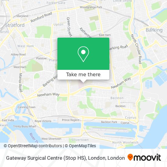 Gateway Surgical Centre (Stop HS), London map