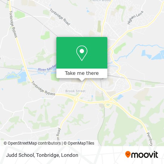 Judd School, Tonbridge map
