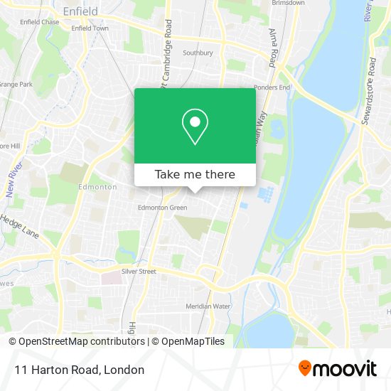 11 Harton Road map