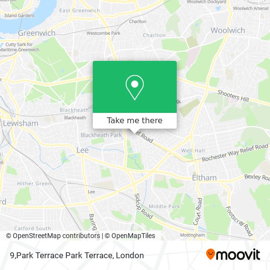 9,Park Terrace Park Terrace map