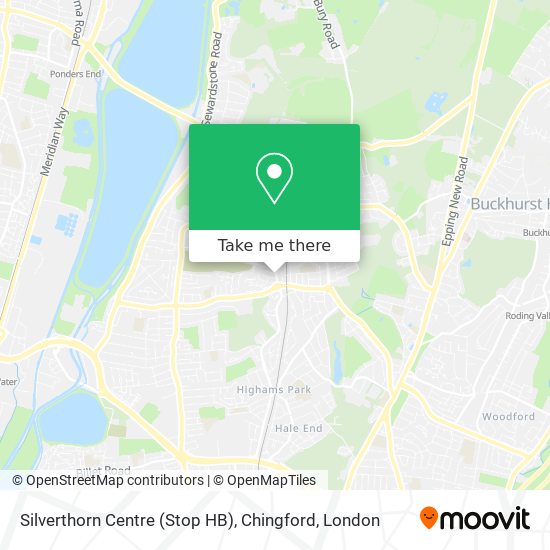 Silverthorn Centre (Stop HB), Chingford map